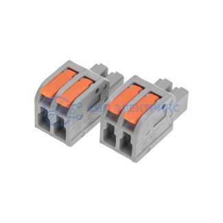 Клемма СМК 222-422R проходная разъемная 2 полюса серая 0,2-2,5/4мм² (50 шт/уп) REXANT фото Клемма СМК 222-422R проходная разъемная 2 полюса серая 0,2-2,5/4мм² (50 шт/уп) REXANT
