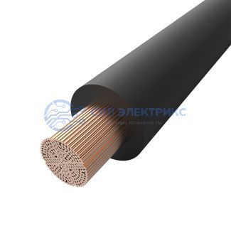 Кабель гибкий сварочный КГтп-ХЛ 1х10 мм², длина 5 метров REXANT фото Кабель гибкий сварочный КГтп-ХЛ 1х10 мм², длина 5 метров REXANT