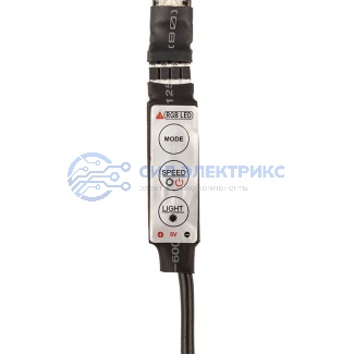 LED лента 1м с USB коннектором 5 В и с контроллером, 10 мм, IP65, SMD 5050, 60 LED/m, цвет свечения RGB LAMPER фото LED лента 1м с USB коннектором 5 В и с контроллером, 10 мм, IP65, SMD 5050, 60 LED/m, цвет свечения RGB LAMPER