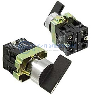 фото Переключатель поворотный, 3SA8-BJ33, 3 положения, 2NO, 240 В, 3 А