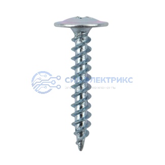 фото Саморез с прессшайбой ПШС острый 4,2х25, пакет (800 шт/уп) KRANZ