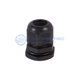 Кабельный ввод MG-12 (7,6-4,6 мм) черный фото Кабельный ввод MG-12 (7,6-4,6 мм) черный