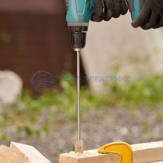 Сверло перовое по дереву 25х300 мм (шестигранный хвостовик) REXANT фото Сверло перовое по дереву 25х300 мм (шестигранный хвостовик) REXANT