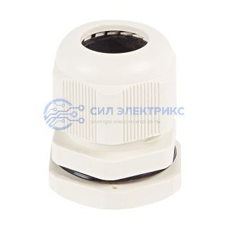 Кабельный ввод PG-29 (18-25 мм) серый фото Кабельный ввод PG-29 (18-25 мм) серый