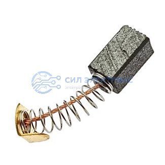 фото Графитовая щетка для электродвигателя brush 6.5x7.5x14 spring