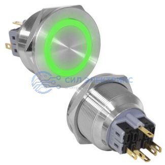 фото Кнопка антивандальная GQ28PF-11ZE/G/N on-off+off-on