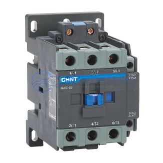 фото Контактор NXC-65 3P 65A AC127B (50/60Гц) 1НО+1НЗ (R)