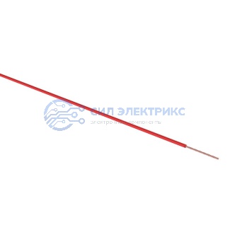 фото Провод автомобильный ПГВА/ПВАМ REXANT 1х0,75 мм красный, мини-бухта 10 метров
