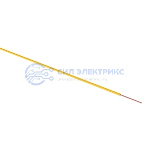 Провод ПГВА REXANT 1х2.50 мм², желтый, бухта 100 м фото Провод ПГВА REXANT 1х2.50 мм², желтый, бухта 100 м