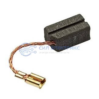 фото Графитовая щетка для электродвигателя brush 6.3x8x13 wire