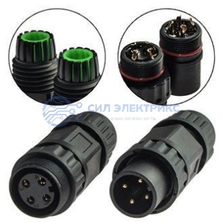 Герметичный разъем SZC-260 4pin (IP68) фото Герметичный разъем SZC-260 4pin (IP68)