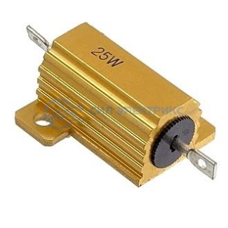 фото Мощный постоянный резисторRX24 25W 5% 1R