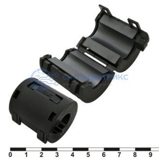 фото Фильтр ферритовый на провод ZCAT3035-1330-BK (black)