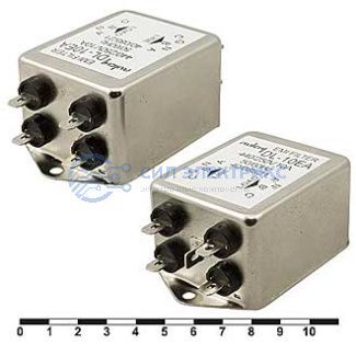 фото Трехфазный сетевой фильтр DL-10EA, 10А, 250В