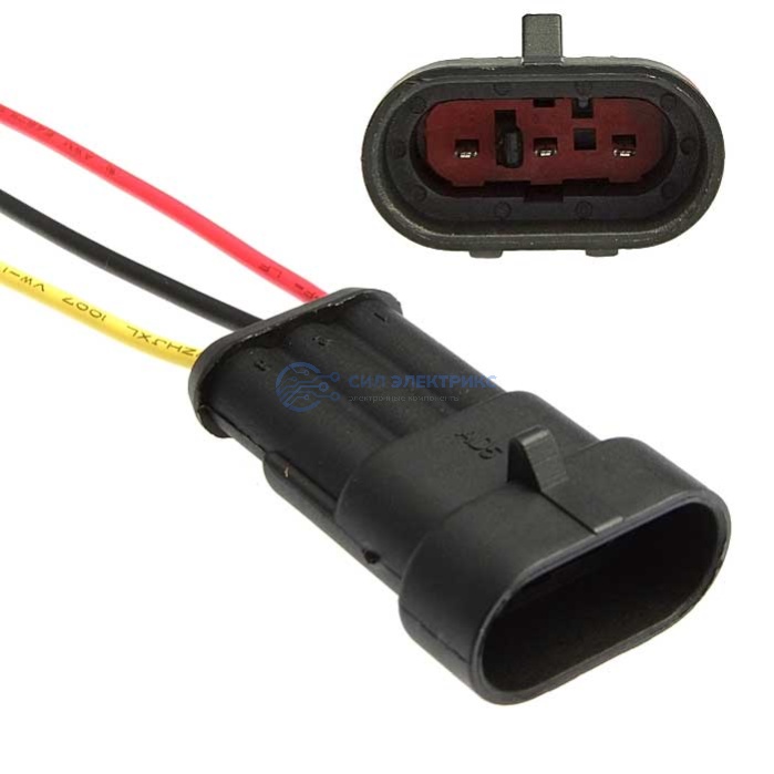 Разъём авт. соединитель DJ7031-1.5-11 (18AWG 200mm) фото Разъём авт. соединитель DJ7031-1.5-11 (18AWG 200mm)