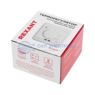 фото Терморегулятор механический с датчиком температуры пола и воздуха R72XT REXANT