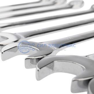 фото Набор ключей комбинированных 6х32мм, 26 шт, CrV, полированный хром REXANT