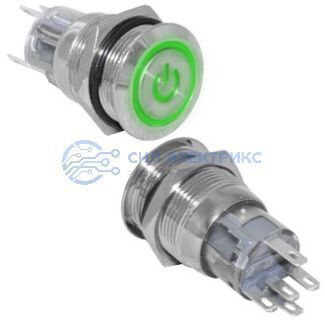 фото Кнопка антивандальная LAS1-AGQ-11ET/G/N on-(on)