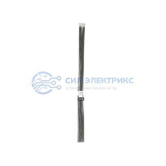 фото Трубка термоусаживаемая ТУТ нг 1,0/0,5мм, серая, упаковка 50 шт. по 1м REXANT