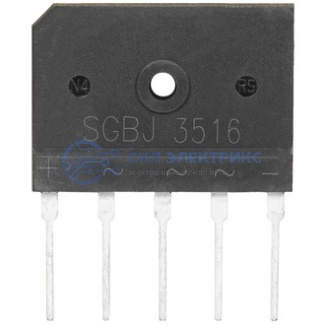 Диодный мост SGBJ3516 35A 1600V 3 phase фото Диодный мост SGBJ3516 35A 1600V 3 phase