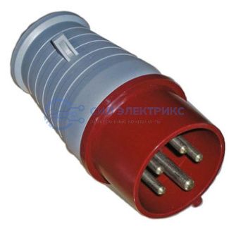 фото Розетка силовая стационарная стандарта CEE 015, 3Р+N+PE, 16 А, 220–415 В, IP44