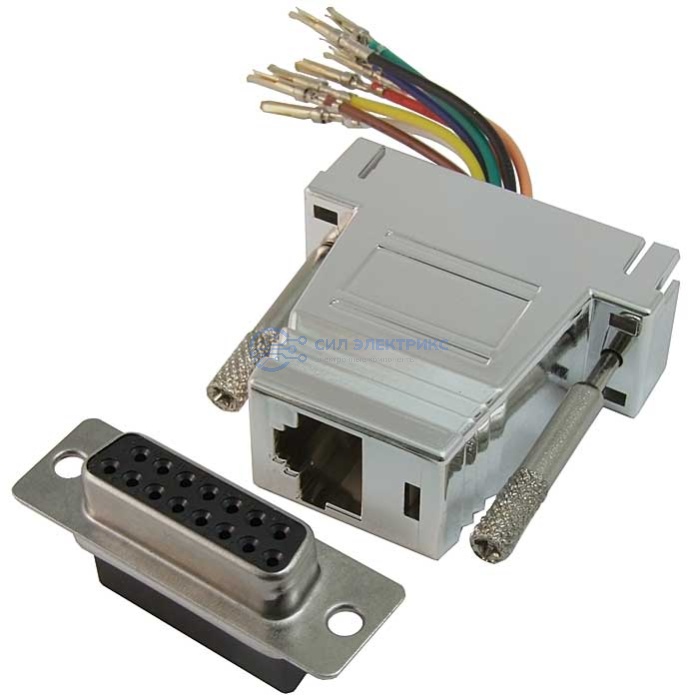 Переходник DN15F-RJ45 фото Переходник DN15F-RJ45