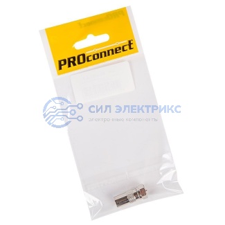 фото Переходник антенный, (штекер F - штекер TV), (1шт.) (пакет) PROconnect