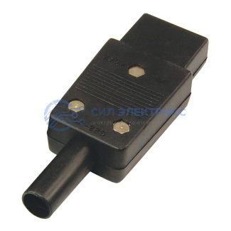 фото Сетевой штекер на шнур (1 шт.) (пакет БОПП) REXANT