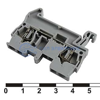 Колодка клеммная JUT3-2.5 фото Колодка клеммная JUT3-2.5