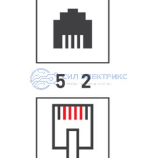 фото Двойник телефонный UTP, RJ-14 (6P4C) (гнездо - 2 гнезда) REXANT