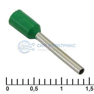 фото Наконечник на кабель DN00712 green (1.2x12mm)