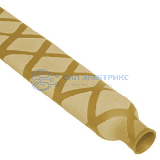 Термоусадка специальная ТУТ нескользящая 50/25 желтый фото Термоусадка специальная ТУТ нескользящая 50/25 желтый