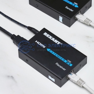 фото HDMI удлинитель по витой паре RJ-45(8P-8C) до 120м (1080p) REXANT