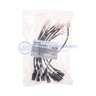 фото Коннектор питания с джеком 5,5x2,1мм для одноцветной светодиодной ленты COB 8мм REXANT