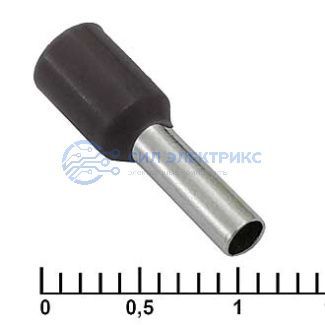 фото Наконечник на кабель DN02508 black (2.2x8mm)