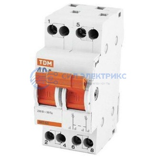 фото Автоматический выключатель МП-63 2P 40А, номинальное напряжение 230В