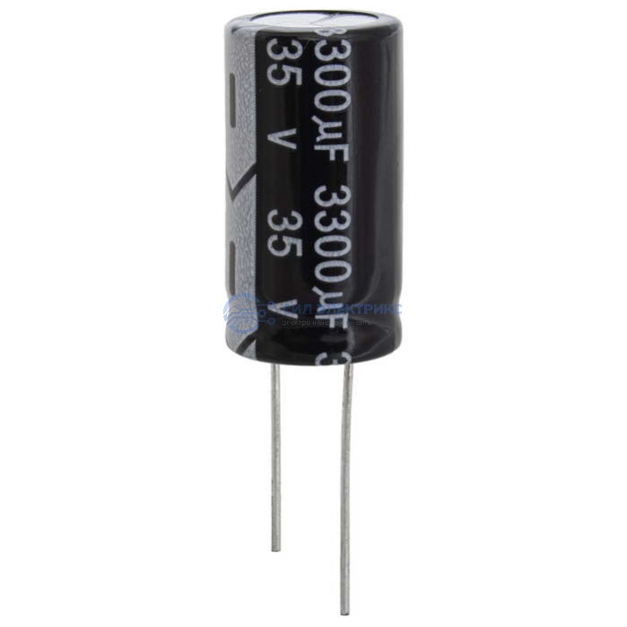 3300 UF 35V 105*C 16*30 (JWCO) фото 3300 UF 35V 105*C 16*30 (JWCO)