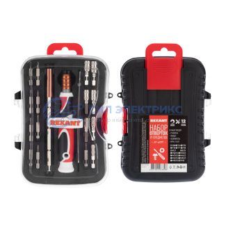 Набор отверток 19 предметов REXANT фото Набор отверток 19 предметов REXANT