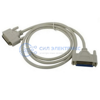 фото Кабель LPT DB-25F / DB-25M 0.8m