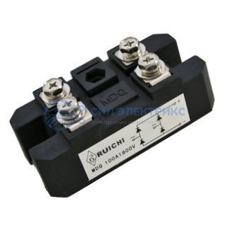 Диодный мост MDQ100-1800V, 100 А, 1800 В, трёхфазный, корпус MDQ фото Диодный мост MDQ100-1800V, 100 А, 1800 В, трёхфазный, корпус MDQ