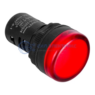 фото Индикатор световой ND16-22DS/4 красный АС230В (R)