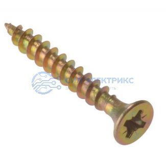 Саморез универс. желтый цинк 3х16 фото Саморез универс. желтый цинк 3х16