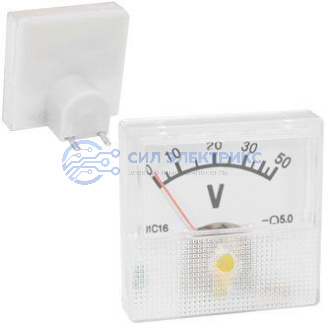 фото Прибор постоянного тока Вольтметр 50В (40х40)