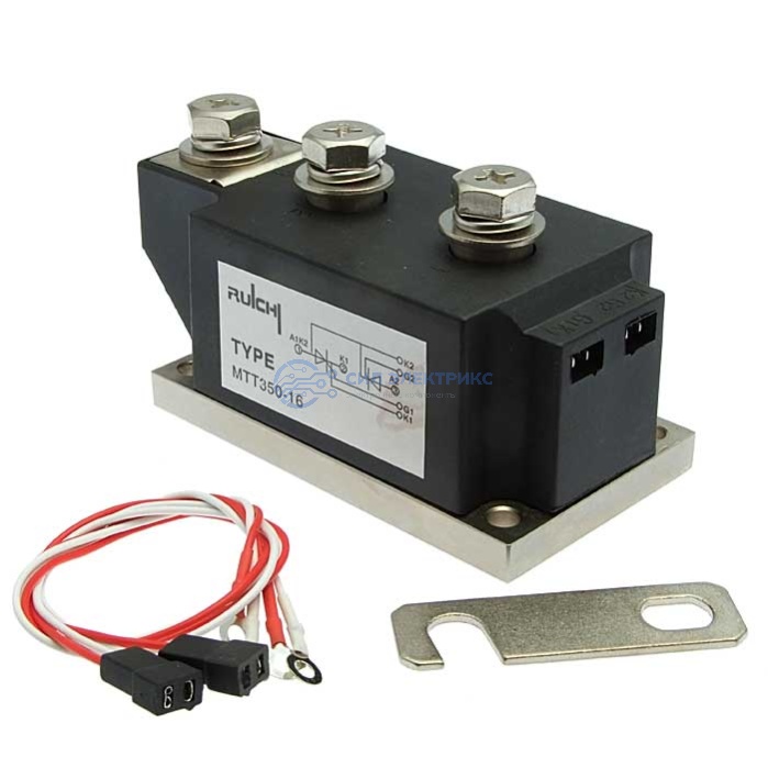 Модуль тиристорный МТТ350-16 фото Модуль тиристорный МТТ350-16