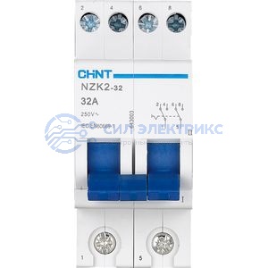 фото Модульный переключатель NZK2-32 2P 32А 2 положения (R)