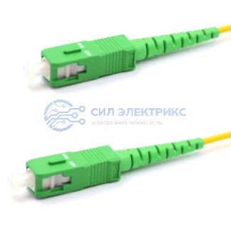 фото Патч-корд оптический соединительный (SM), 9/125 (OS2) SC/APC-SC/APC, (Simplex), LSZH, 7м REXANT