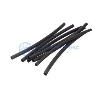 Набор №1 термоусаживаемых трубок ТУТ нг (2:1), черный, 305 шт., REXANT фото Набор №1 термоусаживаемых трубок ТУТ нг (2:1), черный, 305 шт., REXANT