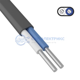 фото Кабель силовой алюминиевый АВВГ-П 2x2,5 мм² 200 м, ГОСТ 31996-2012, ТУ 16-705.499-2010