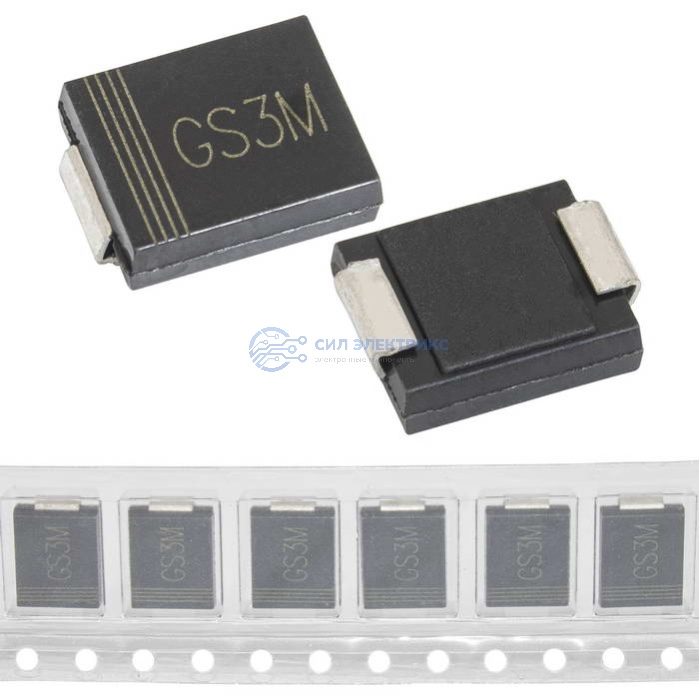 Выпрямительный диод GS3M фото Выпрямительный диод GS3M