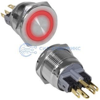 фото Кнопка антивандальная GQ22PF-11ZE/R/N on-off+off-on